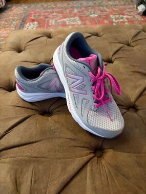 New Balance Gray and Pink Women's Running Sneakers